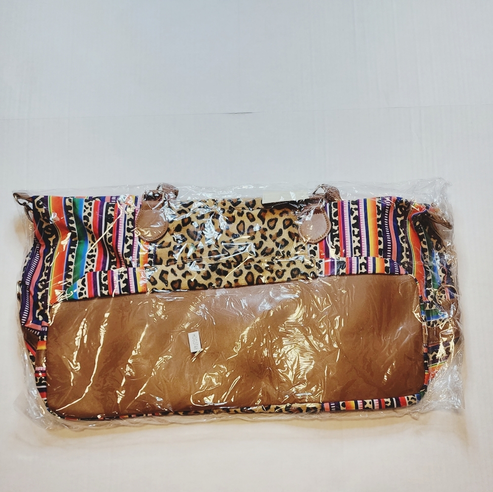 Aztec Animal Print Duffle Bag - Picture 3 of 4